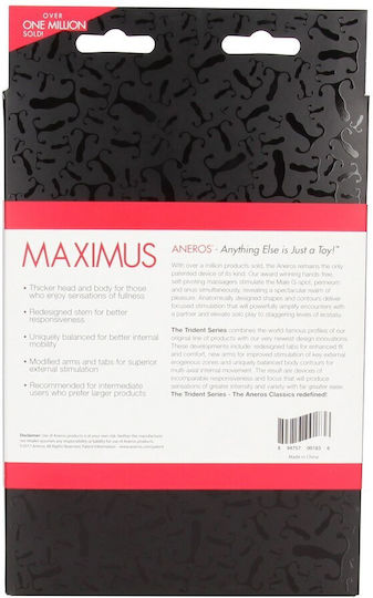 Aneros Maximus Trident Prostate Massager Πρωκτική Σφήνα Λευκή