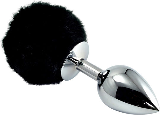 Lovetoy Metal Pompon Πρωκτική Σφήνα Small Μαύρη