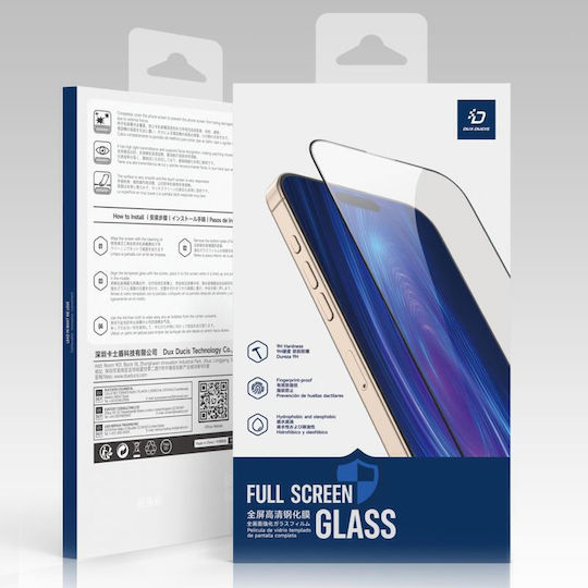 Dux Ducis Full Face Tempered Glass Μαύρο (iPhone Air)