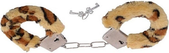Toyz4lovers Bestseller Handcuffs With Fur Handcuffs in Brown Color