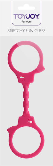 ToyJoy Stretchy Fun Cuffs Χειροπέδες σε Ροζ Χρώμα