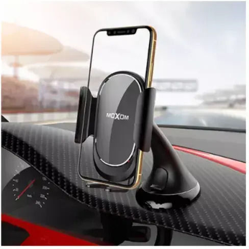 Moxom Βάση Κινητού Αυτοκινήτου Suction Cup Phone Holder με Ρυθμιζόμενα Άγκιστρα