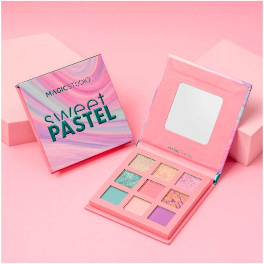 Magic Studio Sweet Pastel Παλέτα με Σκιές Ματιών σε Στερεή Μορφή 9gr