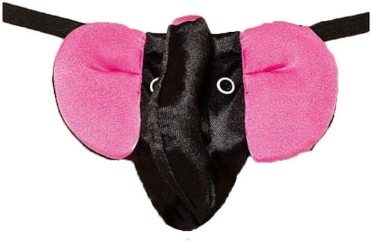 Softline Elephant Thong 4445 Black / Pink