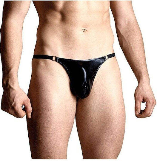 Softline 4487 Shiny Thong Black