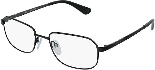 Police Metal Prescription Eyeglass Frame Black VK561 0530