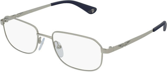 Police Metal Eyeglass Frame Gray VK561 0579