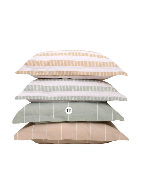 Anna Riska Duvet Cover Cotton Single 160x240 Mix & Match 111 Green