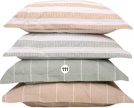 Anna Riska Bettbezug Baumwolle Einzelbett 160x240 Mix & Match 111 Green