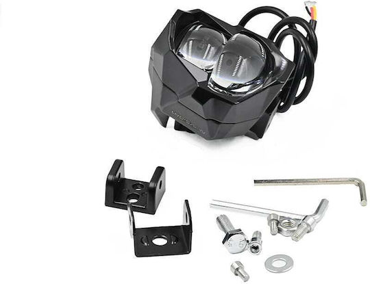 Novsight LED Motorrad-Scheinwerfer 2 Modi – 6000k Weiß & 3000k Gelb – 3500lm – 45w – IP68 – 9-36v – 1 Stück