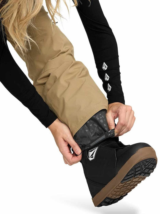 Volcom Stretch H1352601-BRZ Γυναικείο Παντελόνι Σκι & Snowboard Καφέ