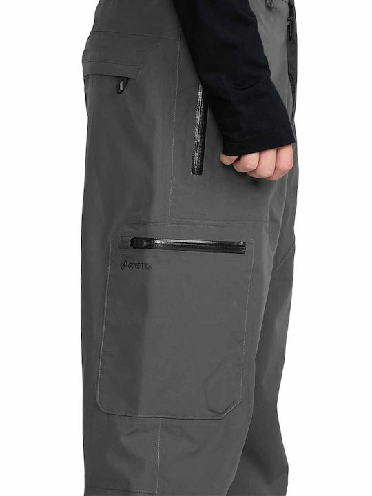 Volcom Gore-tex G1352605-DGR Ανδρικό Παντελόνι Σκι & Snowboard Γκρι