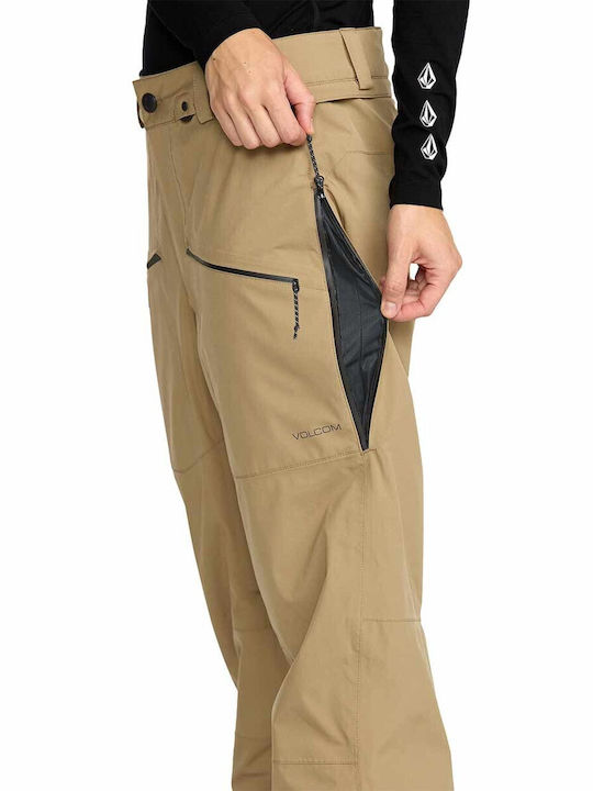 Volcom Stretch H1352601-BRZ Γυναικείο Παντελόνι Σκι & Snowboard Καφέ