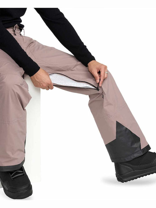 Volcom Stretch Gore-tex G1352601-MVE Men's Trousers for Ski & Snowboard Purple