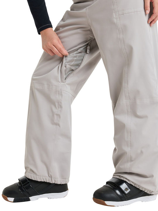 Roxy Snow Chloe Kim ERJTP03300-SJN0 Pantaloni de schi și snowboard pentru femei Ski & Snowboard Gri