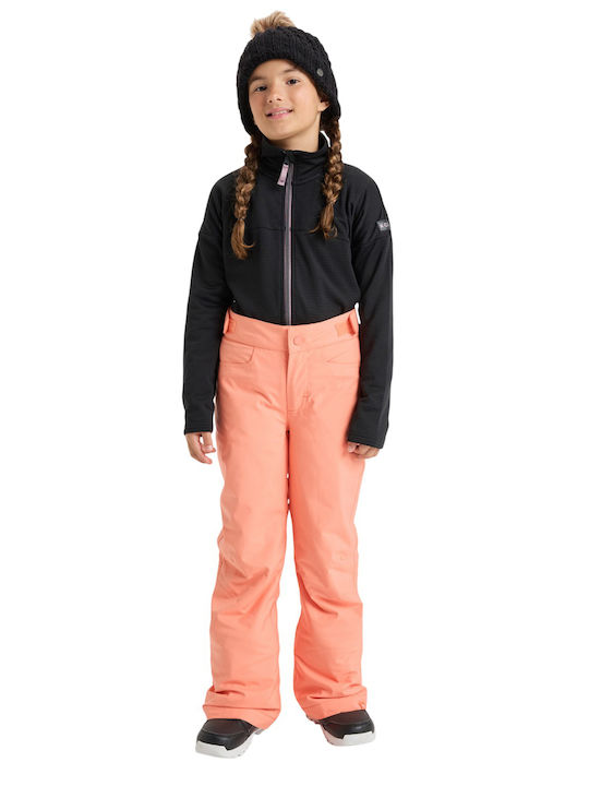 Roxy Snow Backyard ERGTP03059-NKN0 Kids Trousers for Ski & Snowboard Orange