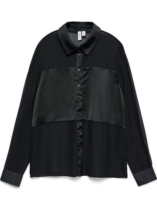 Women's Long Sleeve Shirt Black