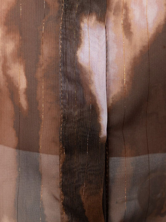 Women's Long Sleeve Shirt Black - Camel