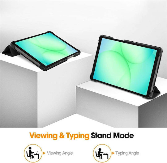 Techsuit Foldpro Flip Cover Μαύρη (Samsung Galaxy Tab A11, A9)