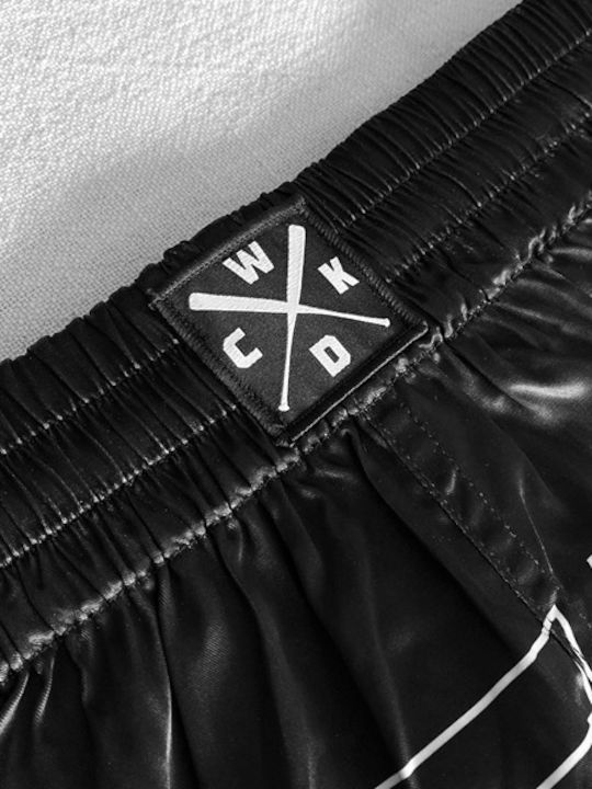 Wicked1 Men's Kick/Thai Boxing Shorts Black