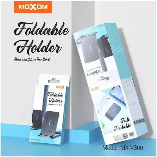 Moxom MX–VS60 Desk Stand for Mobile Phone in Black Colour