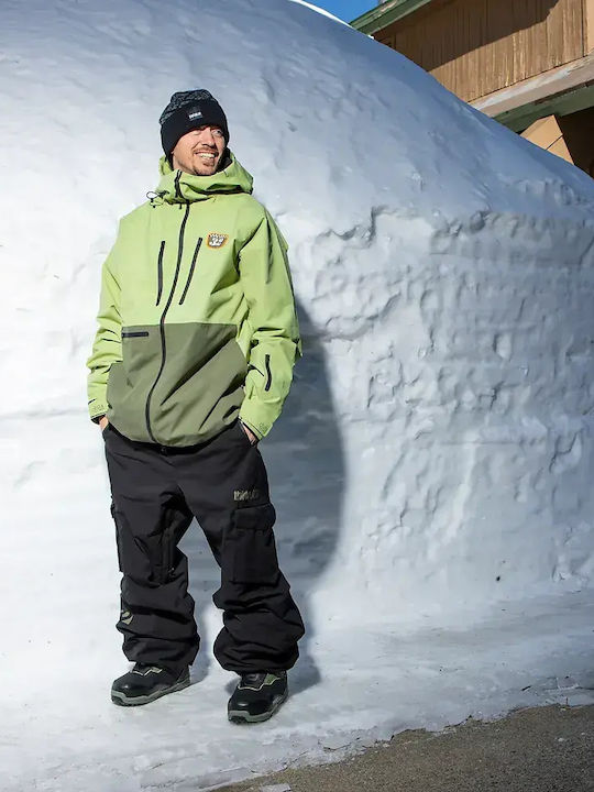 Thirty two I-008379-222 Ανδρικό Μπουφάν για Σκι & Snowboard Πράσινο