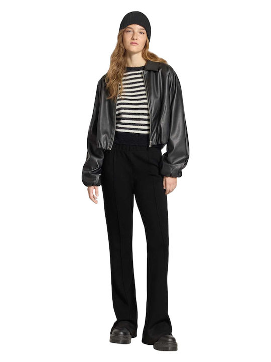 Pantaloni de Trening cu pantaloni evazati Negru