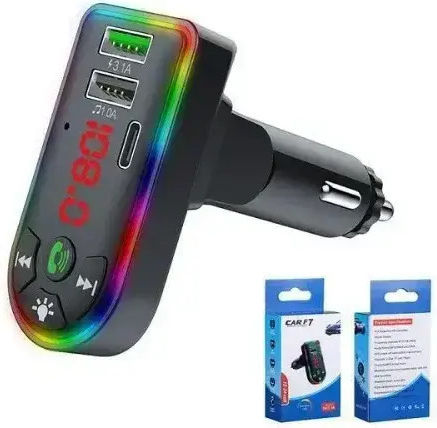 Awei FM Transmitter Autovehicul Car F7 cu Bluetooth / USB
