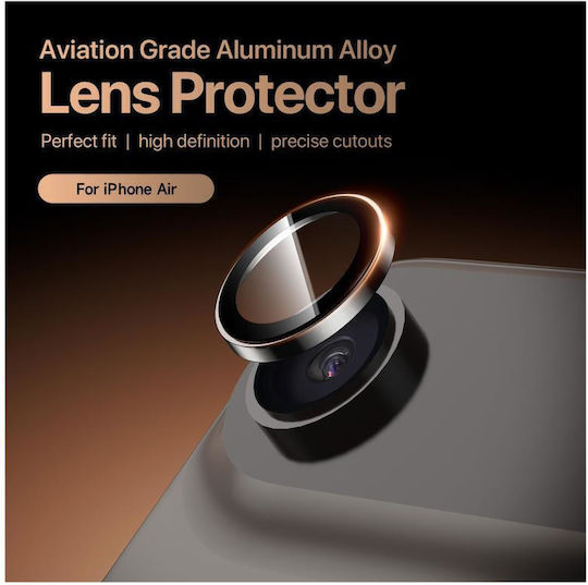 Aluminum Full Face Protective Cover Dux Ducis Mobile Phone Camera Lens Apple iPhone 17 Air Hawk Desert Titanium N69592