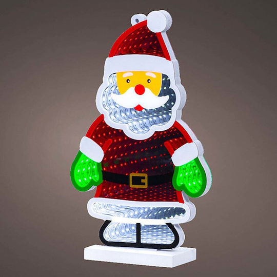 Lumineo Infinity Light Santa Claus Christmas Figure 125 Leds 26cm
