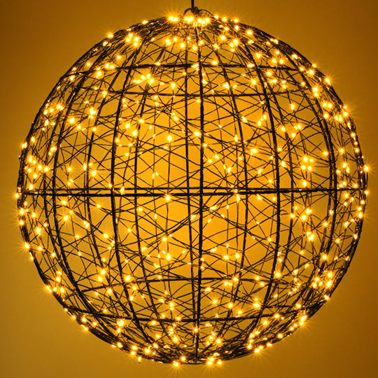 Χριστουγεννιάτικη Λάμπα 123led Extra Warm & Warm White 500 Leds 35cm Black