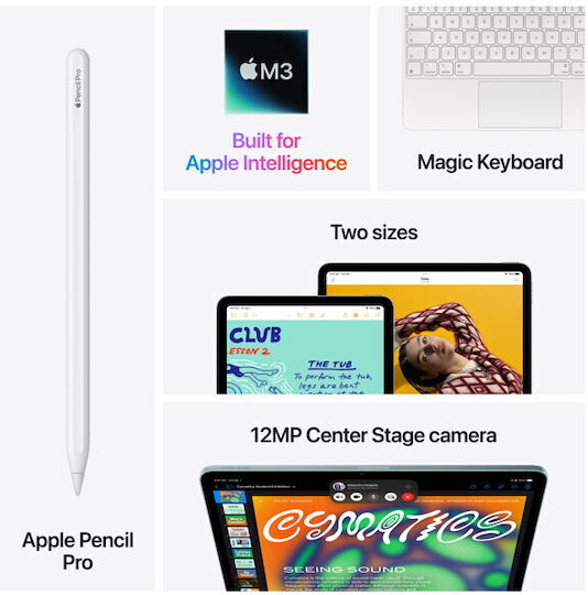 Apple iPad Air 2025 Cellular 5G 11Inches (8GB/256GB) Space Grey