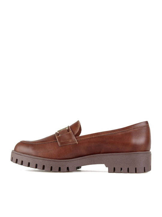 Women's Loafers in Brown Color