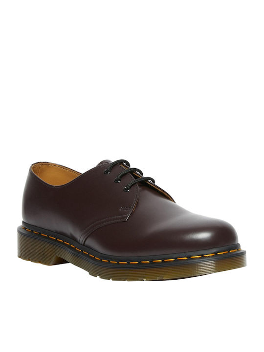 Dr. Martens 1461 Smooth Δερμάτινα Ανδρικά Casual Παπούτσια Μπορντό