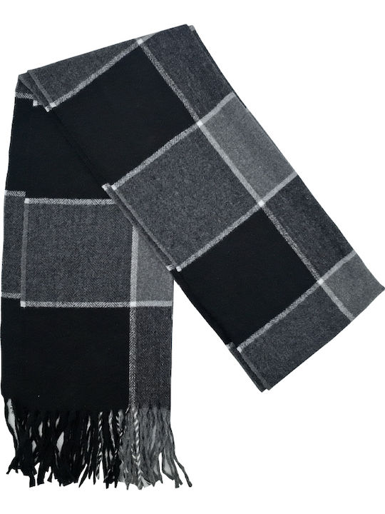 Acrylic Men's Scarf Black