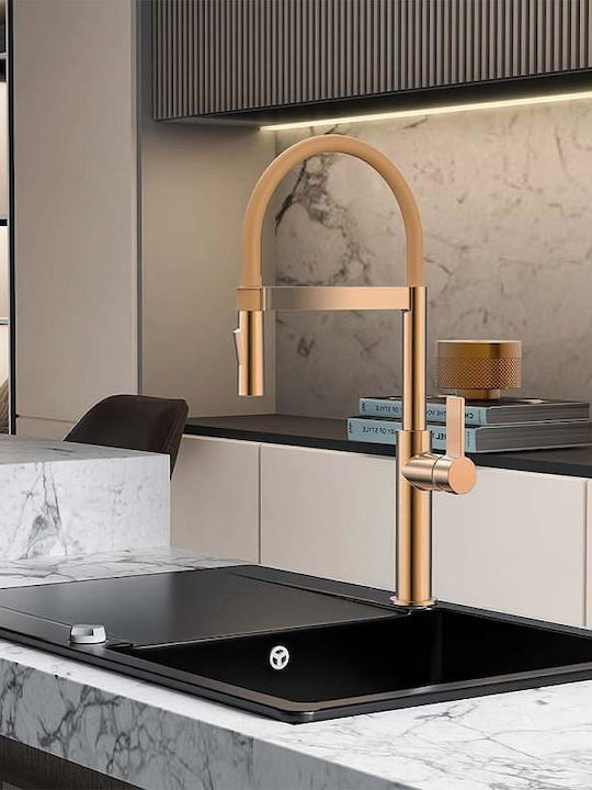 Inter Ceramic Küchenarmatur Groß Zähler Rose Gold Inter Ceramic Küchenarmatur Groß Zähler Rose Gold
