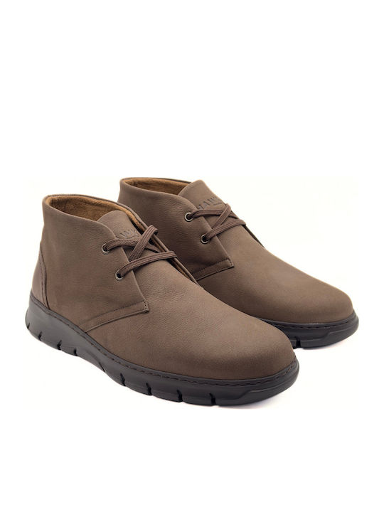 Leather Brown Men's Boots