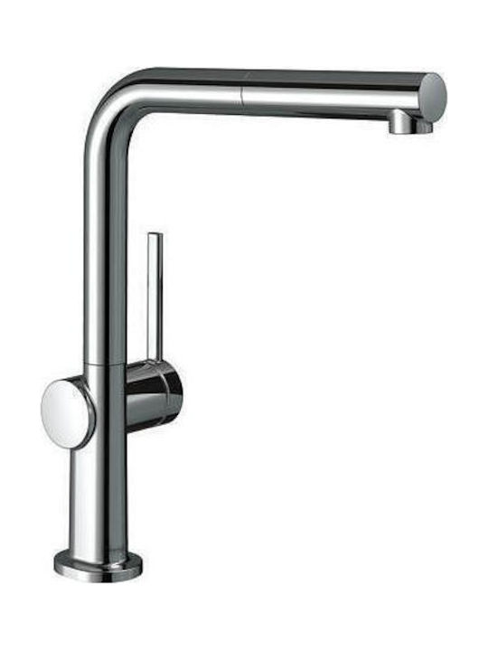 Hansgrohe Смесител За Кухня Настолен С Подвижен Душ Сребрист