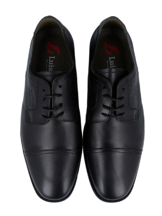 Leder Herrenschuhe Schwarz