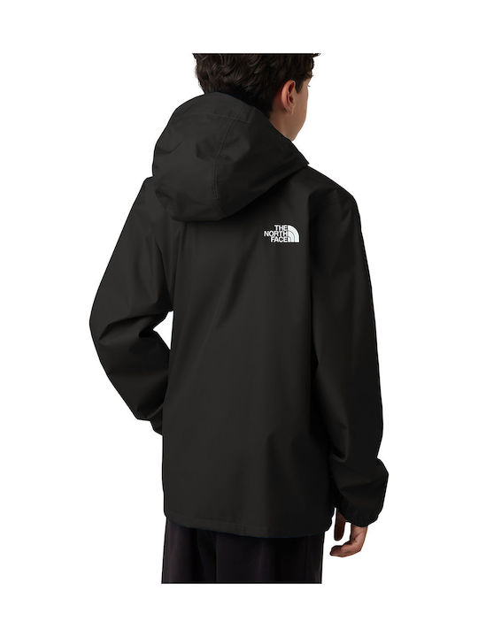 Kids' Sports Jacket with Hood Black