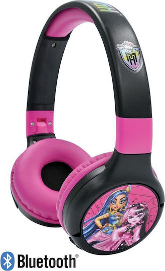 Lexibook Monster High Wireless / Wired On Ear Headphones Pink