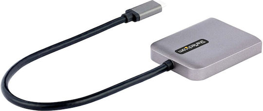2-port Usb-c Mst Hub 4k60hz/dual-monitor Adapter Windows