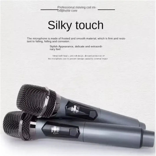 ΤΝ-2PCS-W1 Set Drahtlos Δυναμικό Mikrofon für Handy