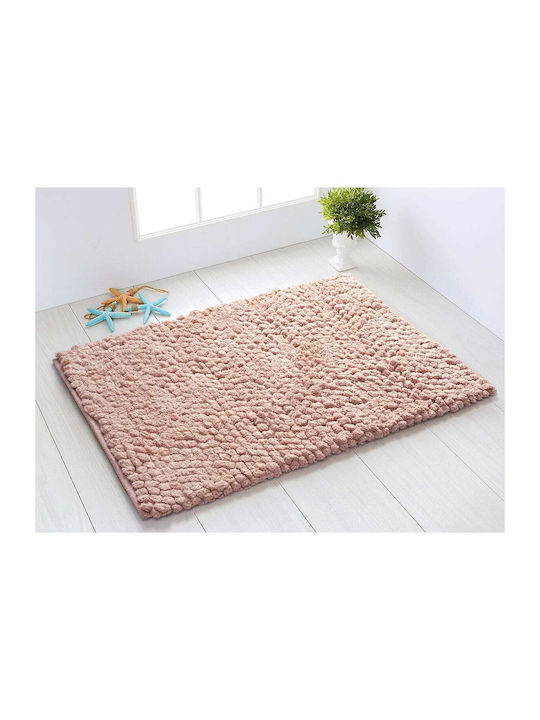 Beauty Home Αντιολισθητικό Πατάκι Μπάνιου Art 3283 2021328300090 Σιέλ 50x80εκ.