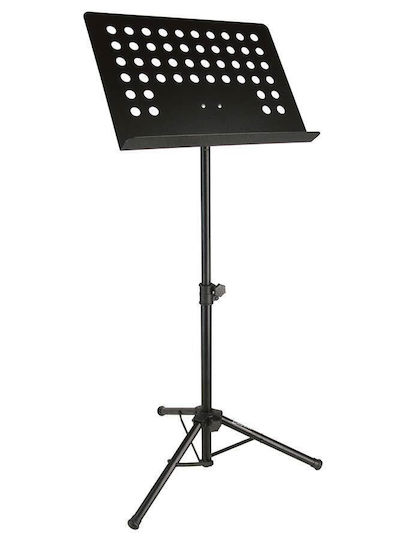 Boston Notenständer Musik Höhe 115cm Schwarz BOS-OMS302