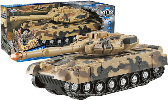 ToyMarkt Rezervor Camuflaj Pentru Tanc Militar Pull Back Pentru 3+ Ani