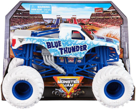 Spin Master Monster Jam Количка Син Гръм 1:24