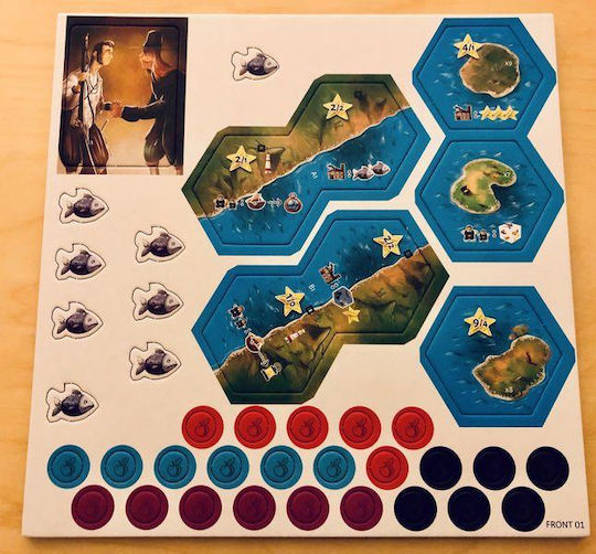 Extensie de Joc Dice Settlers Western Sea pentru 1-4 Jucători 14+ Ani (EN) Board & Dice