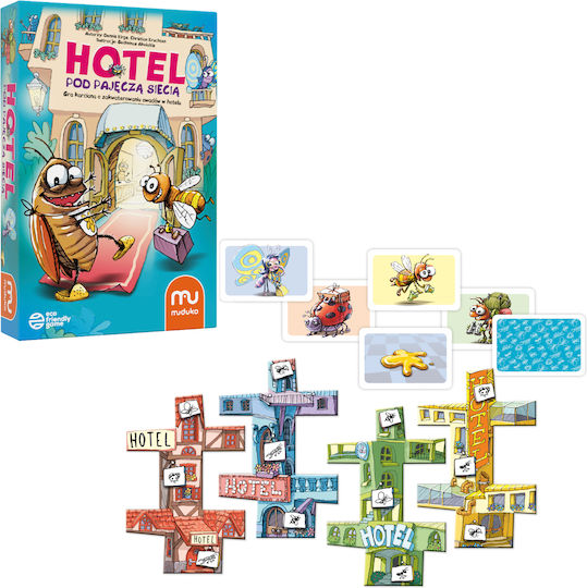 Board Game Sophisticated Spider Sanctuary for 2-4 Players 5+ Years Old (PL) Muduko