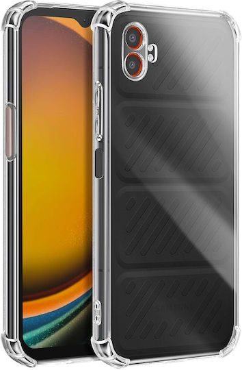 Avizar Case Galaxy Xcover7 Pro In Flexible Silicone Reinforced Corners Sienna